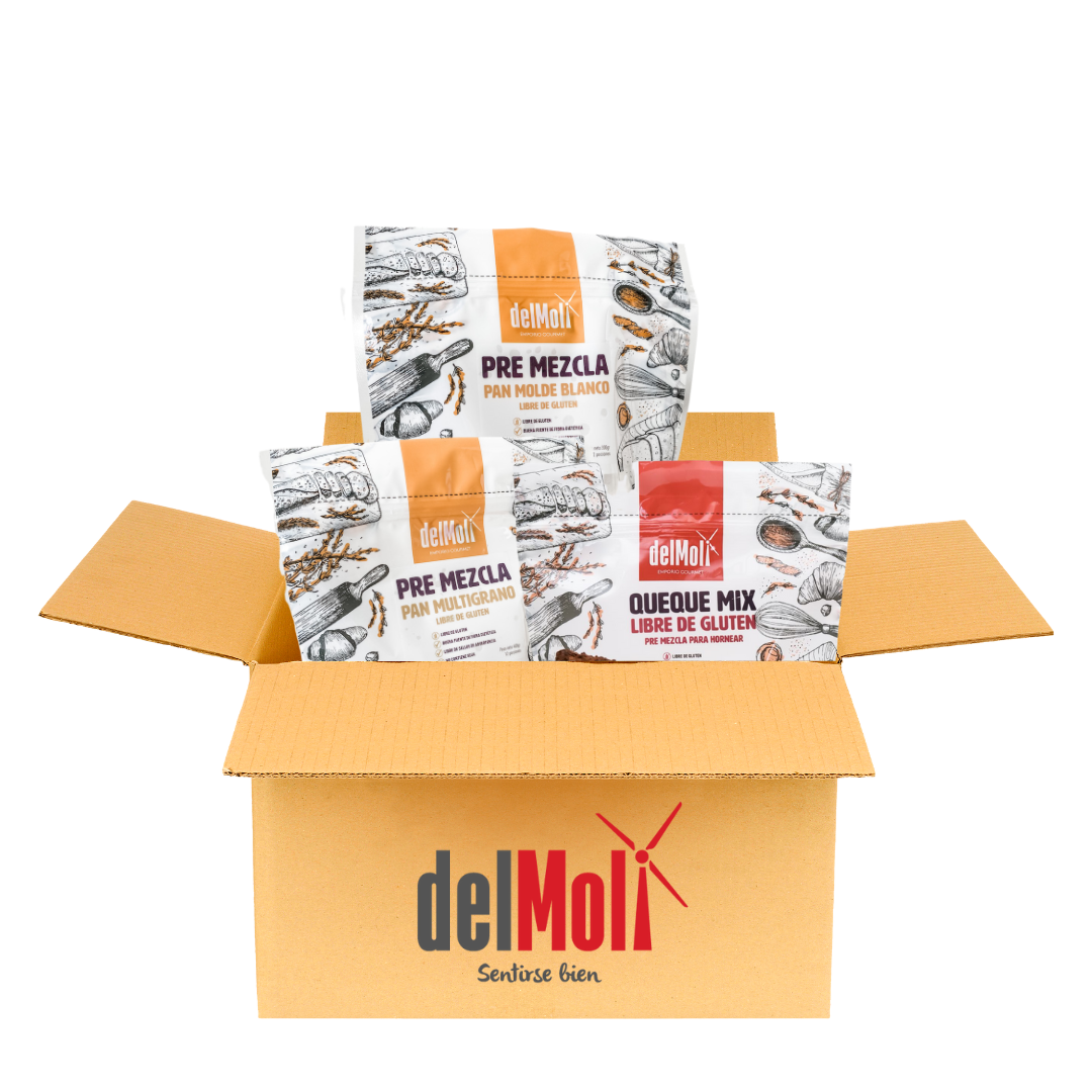 Pack 3 Pre Mezclas Mix - delMoli