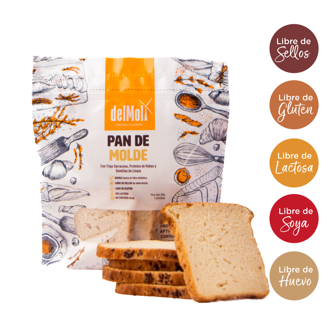 Pan de Molde Blanco (400gr)