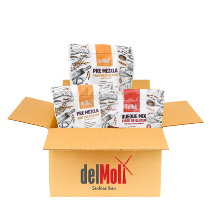 Pack 3 Pre Mezclas Mix - delMoli